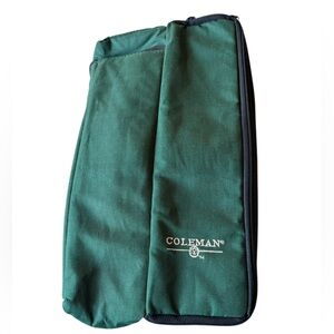Coleman Green Camping Wine Bottle Picnic Cooler Bag